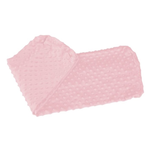 Skyddsöverdrag för spjälsäng stötfångare 70 cm - Sängkantsskydd - Ersättningsöverdrag för sängram Pink Minky