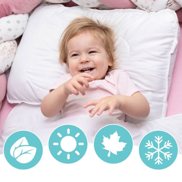 Barnfilt och kuddset med sängkläder - barntäcke 90 x 120 cm babyfilt barntäcke sängkläder