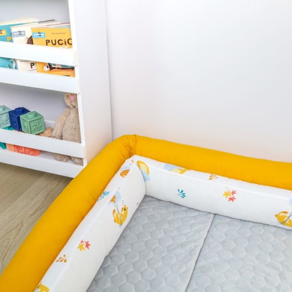 Kudde för TOTSY BABY sidosöm - 150 cm - Babysäkerhetsbarriär - Justerbar Slumpmässig variant