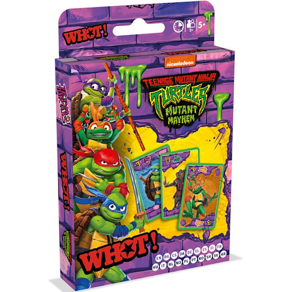 Teenage Mutant Ninja Turtles - WHOT Monikielinen - Winning Moves Flerfärgad