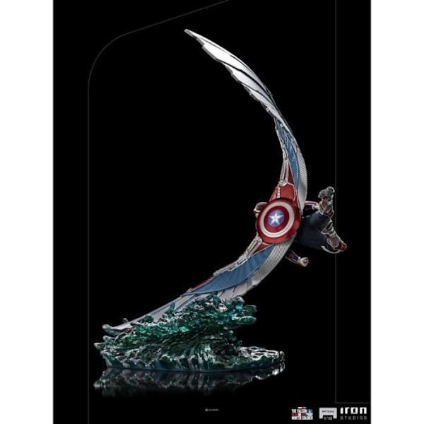 Patsas - IRON STUDIOS - FAALKKO JA TALVISOTILAS - Polystone - 46 x 35 x 24,5 cm