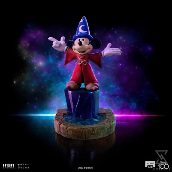 Figuriini - Iron Studios - Mickey Fantasia - Hartsarjaa - 1/10 - 25 cm