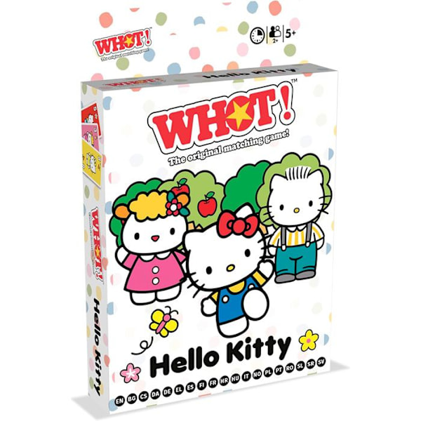 Hello Kitty Sällskapsspel - WHOT Flerspråkig - Winning Moves Flerfärgad