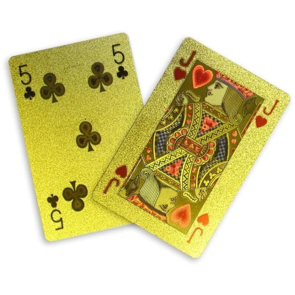 54 kortin peli WADDINGTONS N°1 tai holografiset, vedenkestävät ja repeytymättömät - WINNING MOVES Flerfarvet
