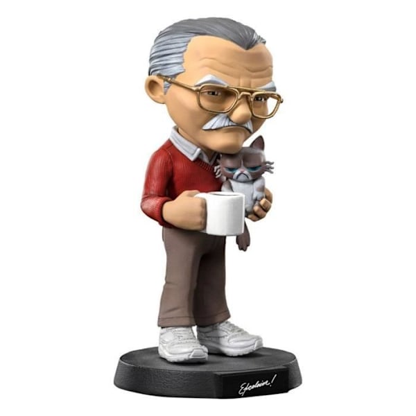 Figuriini - IRON STUDIOS - STAN LEE KAMALAN KISSAN KANSSA - Marvel - Iron Studios Mini Co. - 15 vuotta - Sisätila - Sekä pojille että tytöille