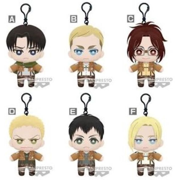 Peluche - BANDAI - Tomonui - Attack On Titan - Musta - Sekä - 3 vuotta ja enemmän svart