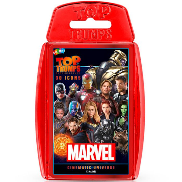 Voittava siirto MCU MARVEL KINOYHDISKUNTA - Top Trumps -lautapeli [FR].