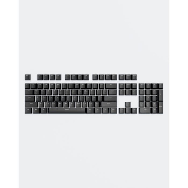 Avainkapselit - Dark Project - KS-45 - PBT - ENG/RU/UA - 104 kosketusta - Noir