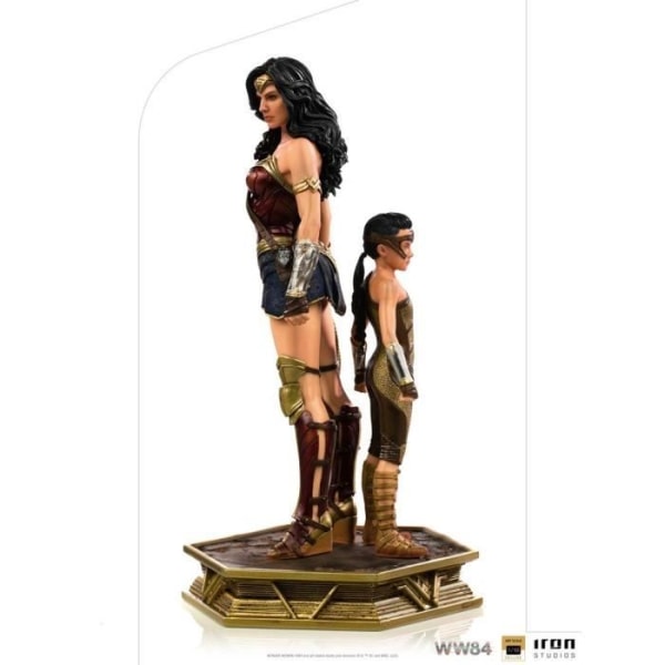 BDS kunstfigur skala 1/10 Wonder Woman og unge Diana - Grupo Erik - Håndmalet polystone Svart