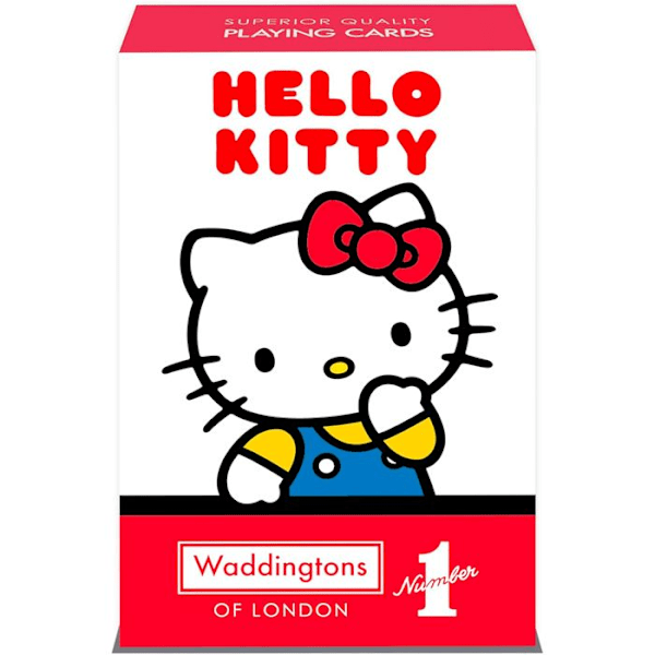 Winning Moves Hello Kitty - Waddingtons Nummer 1 Spillekort Engelsk Flerfärgad
