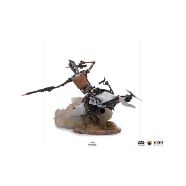 Iron Studios - Star Wars The Mandalorian - Patsas 1/10 Deluxe Art Scale IG-11 & The Child 20 cm