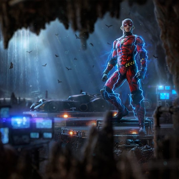 Flash (Alternativ Version) Staty 1/10 - Iron Studios THE FLASH (2023)