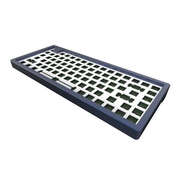 Dark Project KD83A LTD Speltangentbord i aluminium, TKL, 83 tangenter, Gateron Mechanical Switches Teal Cap, RGB, Blue (ENG)