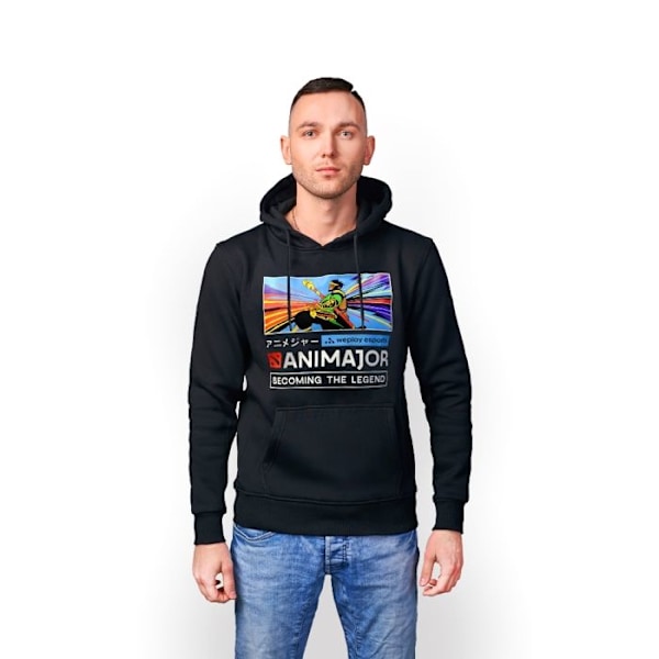 Hoodie - WePlay Esports - Dota 2 Monkey King - Svart - Storlek 2XL - Långa ärmar Svart XXL