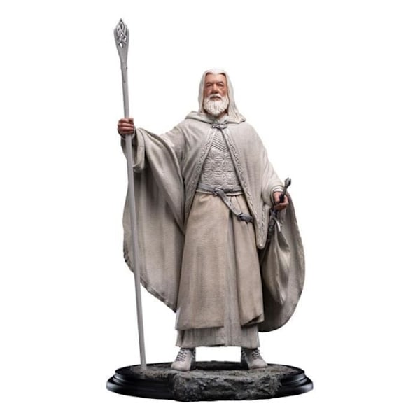 'HERRENEDE RINGENE STATUETTE 1-6 GANDALF DEN HVIDE (KLASSISK SERIE'