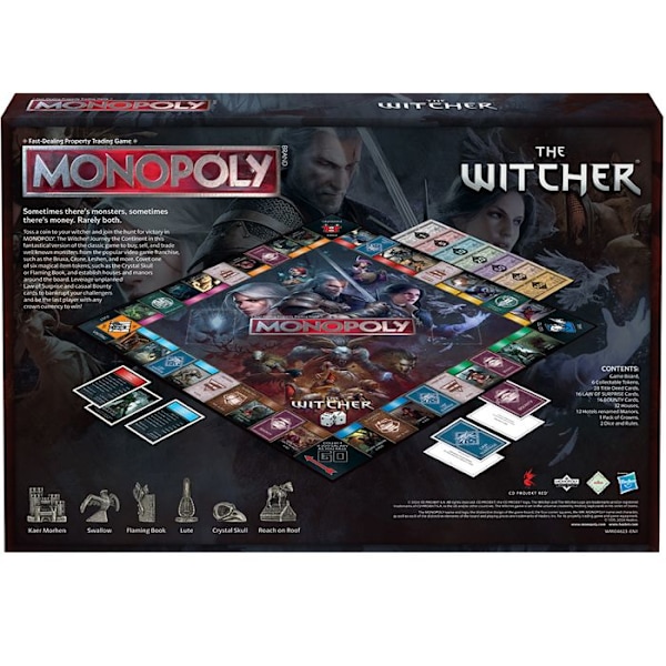 Monopolspel - Vinnande drag The Witcher