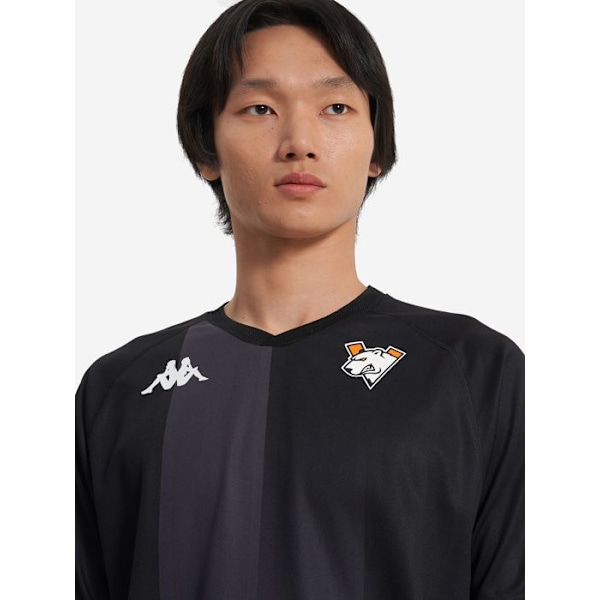 Maillot Virtus.pro Kappa 2024/2025 sort, størrelse XS Svart XS