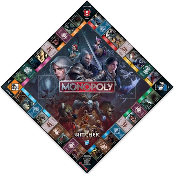 Monopolspel - Vinnande drag The Witcher
