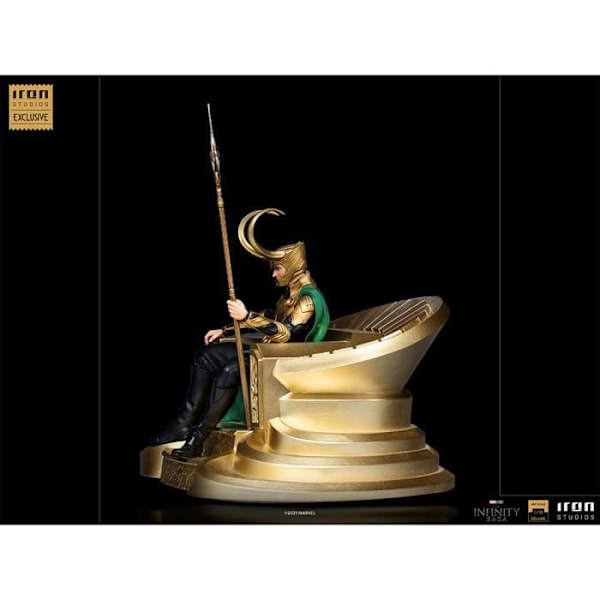 Iron Studios The Infinity Saga - Loki-patsasfiguuri taideasteikko 1/10