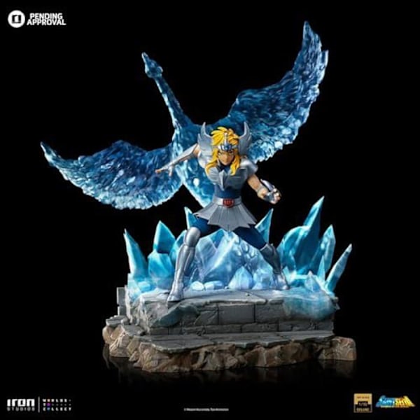 Statuetti Deluxe BDS Art Scale 1/10 - Saint Seiya - Kygnus Hyoga - 27 cm - Väri Sininen