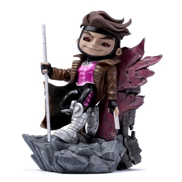 IRON STUDIOS & MINICO X-MEN - GAMBIT FIGUURI Flerfarvet