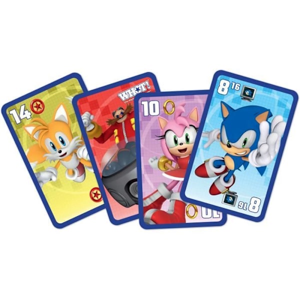 Mitä! Sonic the Hedgehog - Korttipeli - WINNING MOVES - Sonic-värinen korttipeli koko perheelle. Blå