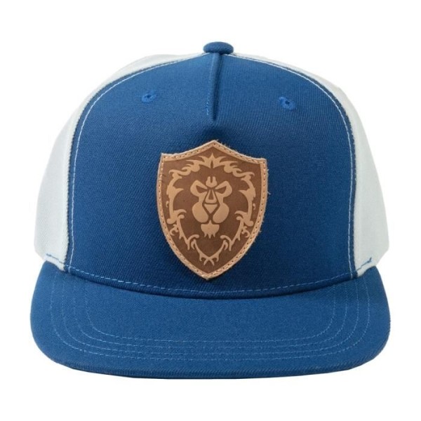 Jinx World of Warcraft Cap - Alliance Leather Emblem Snapback - sininen - yksi koko Blå