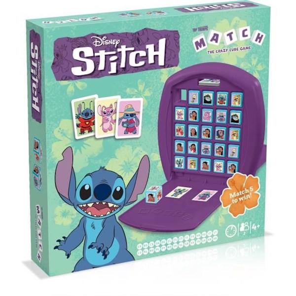MATCH STITCH - Sällskapsspel - VINNANDE RÖRELSER Färgglada kuber