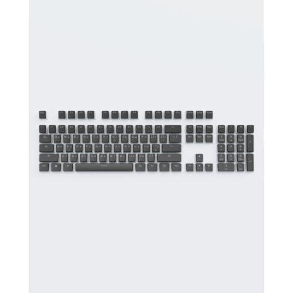 Dark Project KS-0049 Puddings PBT Keycaps, ENG/RU/UA Sort