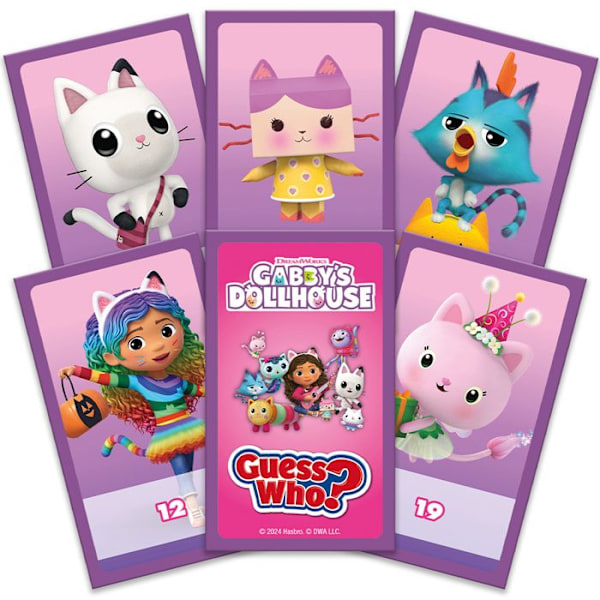 Vindertræk Devine hvem? - Multisproget brætspil Gabby's Dollhouse Grön