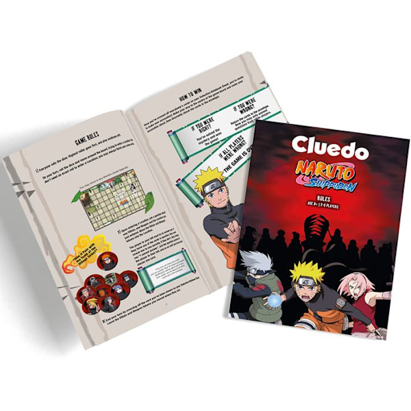 Winning Moves Naruto - Cluedo-peli Englanniksi UK Grön