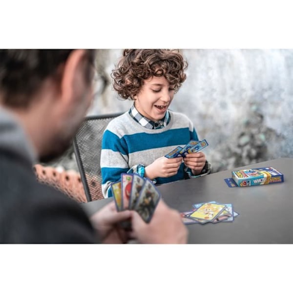 Whot! Sonic the Hedgehog - Kortspil - WINNING MOVES - Kortspil i Sonic-farver til hele familien. Blå