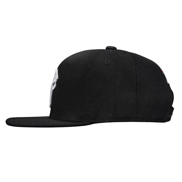 Jinx Overwatch Back from the Grave musta snapback-lippis akryylia ja villaa Svart