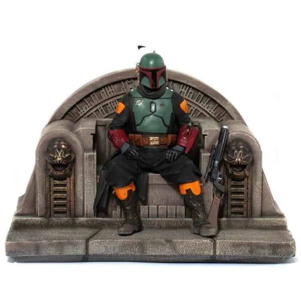 Figurine - Star Wars The Mandalorian - Boba Fett On His Throne 1/10
