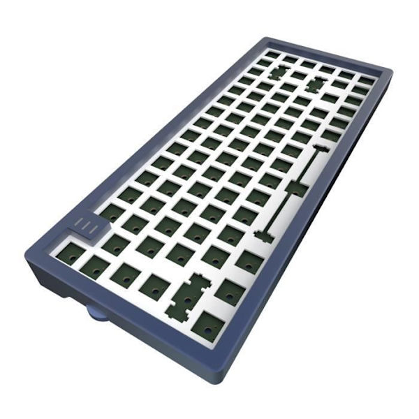 Dark Project KD83A LTD Speltangentbord i aluminium, TKL, 83 tangenter, Gateron Mechanical Switches Teal Cap, RGB, Blue (ENG)