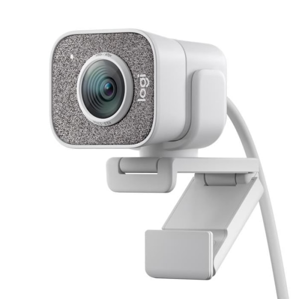 StreamCam - LOGITECH G - Webbkamera för streaming - YouTube och Twitch - Full HD 1080p - USB-C - Vit