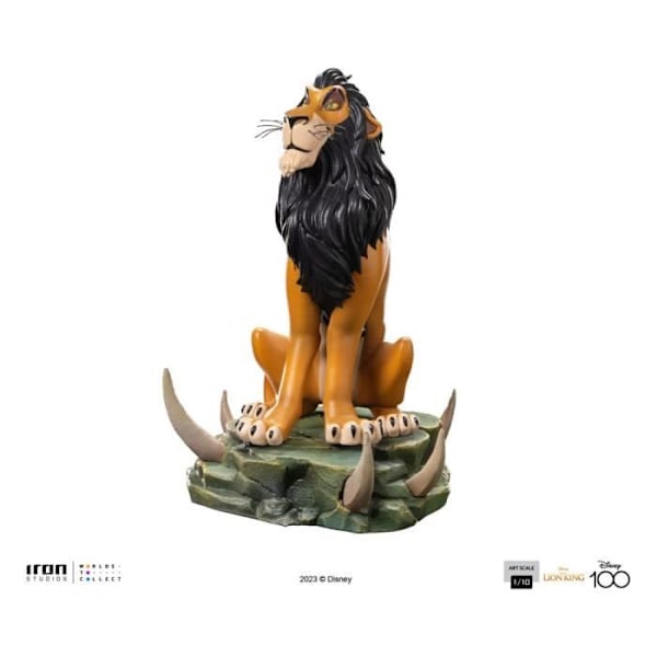Statuett - Iron Studios - Lejonkungen - Scar - 1/10 - 16 cm - Resin