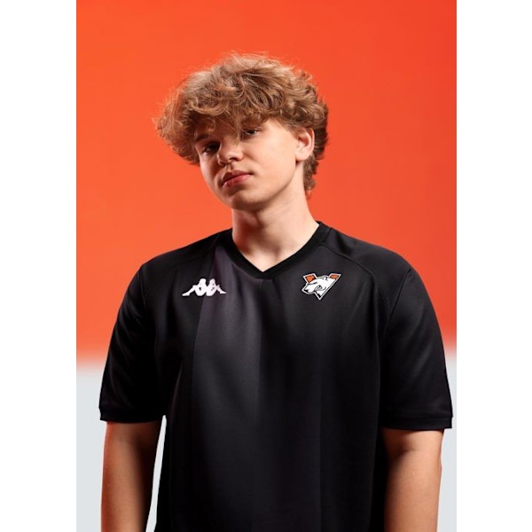 Maillot Virtus.pro Kappa 2024/2025 sort, størrelse XS Svart XS