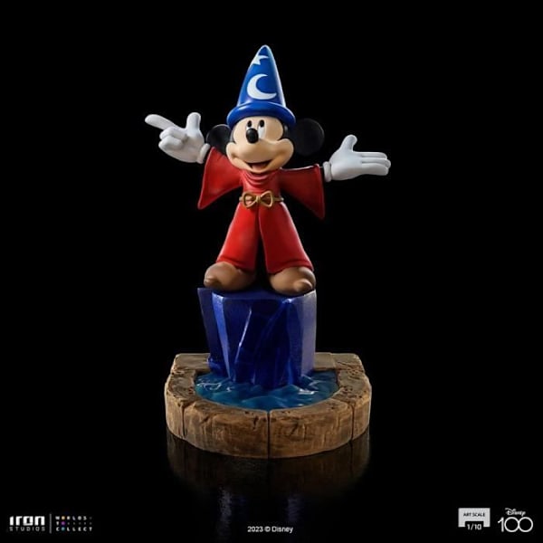 Figur - Iron Studios - Mickey Fantasia - Resin - 1/10 - 25 cm Vit