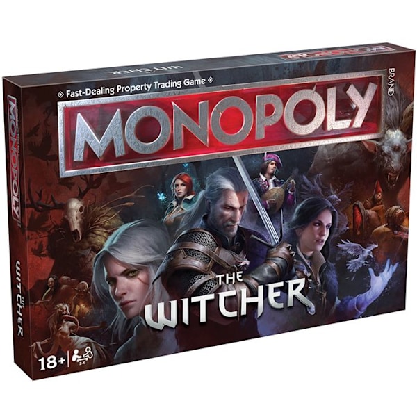 Monopolspel - Vinnande drag The Witcher