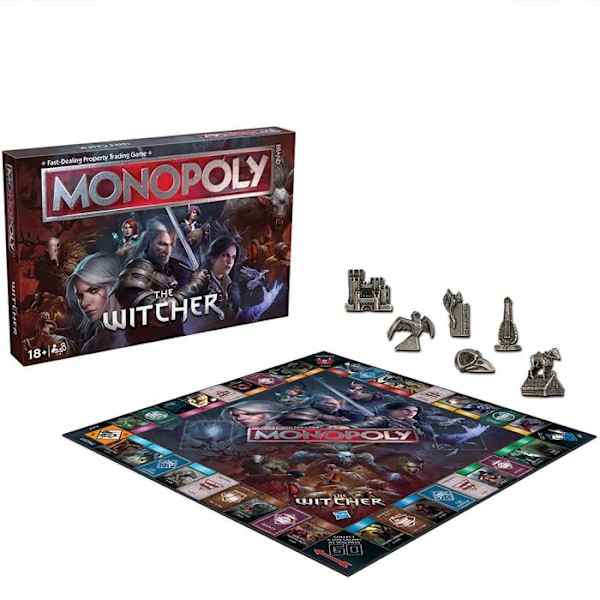Monopolspel - Vinnande drag The Witcher