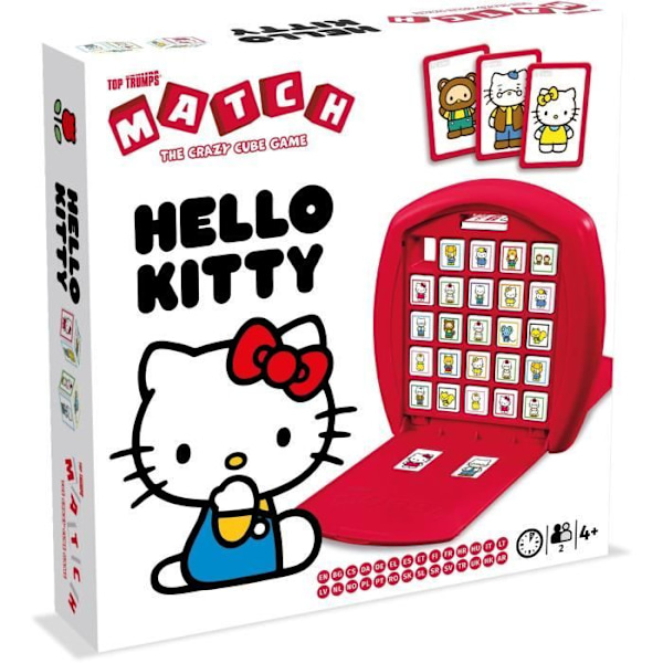 Brætspil - WINNING MOVES - Match Hello Kitty - Juster 5 identiske terninger for at vinde Flerfärgad