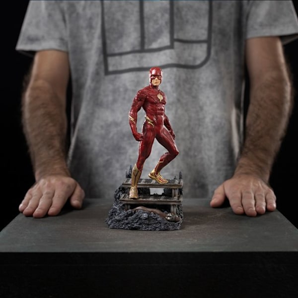 Statue af Flash 1/10 Iron Studios Flerfärgad
