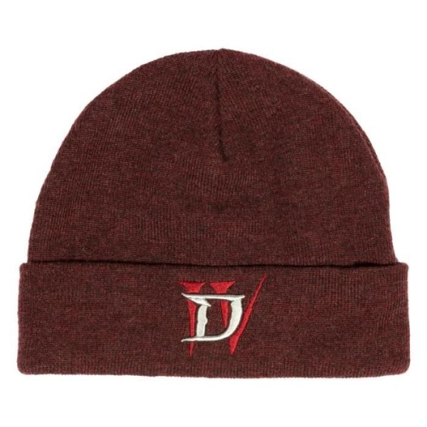 Jinx Diablo IV - A New Threat Beanie Mørkerød, One size, beanie Röd