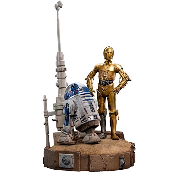 Iron Studios Star Wars - C-3PO ja R2-D2 Deluxe Art Scale 1/10 -patsas