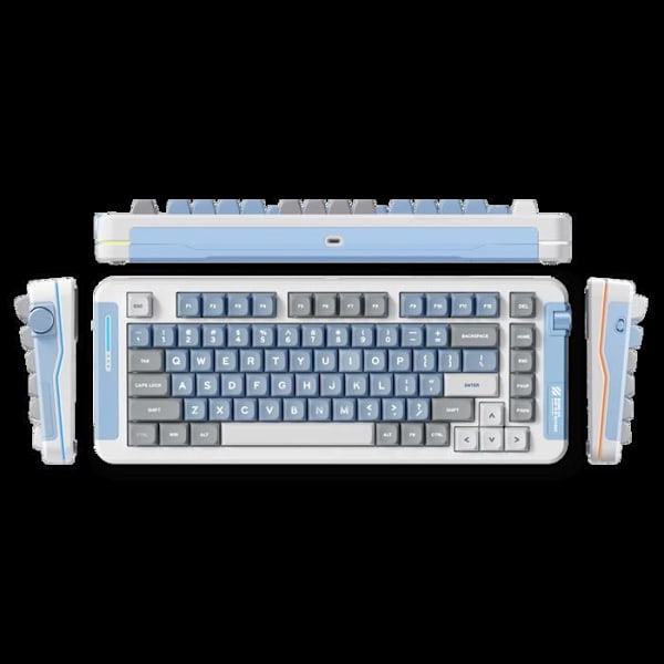 Langaton pelinäppäimistö - MCHOSE - X75 - RGB - 75% - Mekaaninen - USB-C/Bluetooth/2.4 GHz