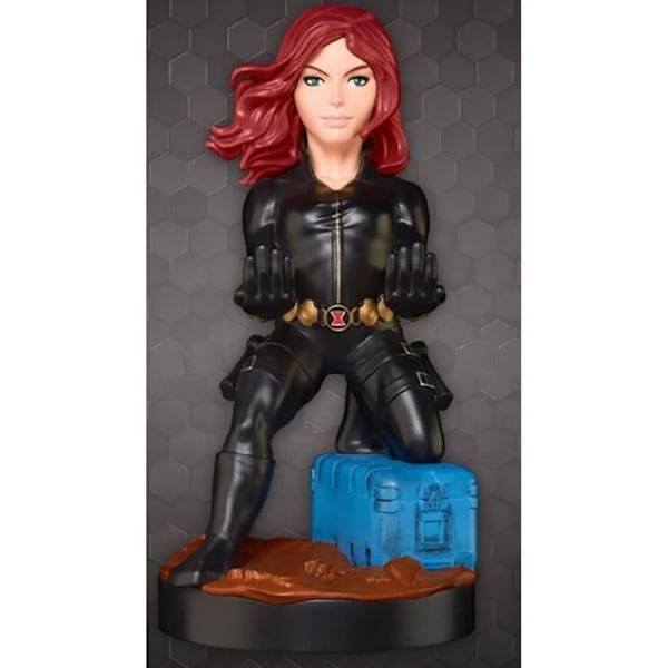 Black Widow Figur - Support og oplader til controller og smartphone - Udsøgt spil