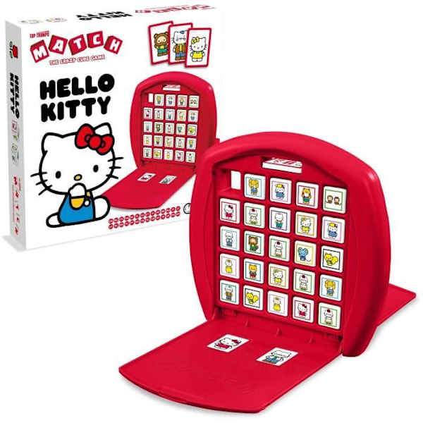 Brætspil - WINNING MOVES - Match Hello Kitty - Juster 5 identiske terninger for at vinde Flerfärgad