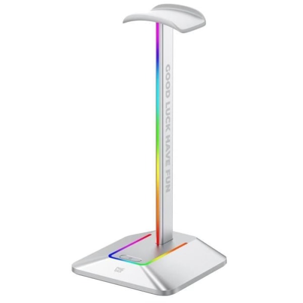 Kuuloketuki - FRAGON - Watchtower 2U - RGB-taustavalo - USB-C- ja USB-A-portit - Liukastumaton pohja Vit