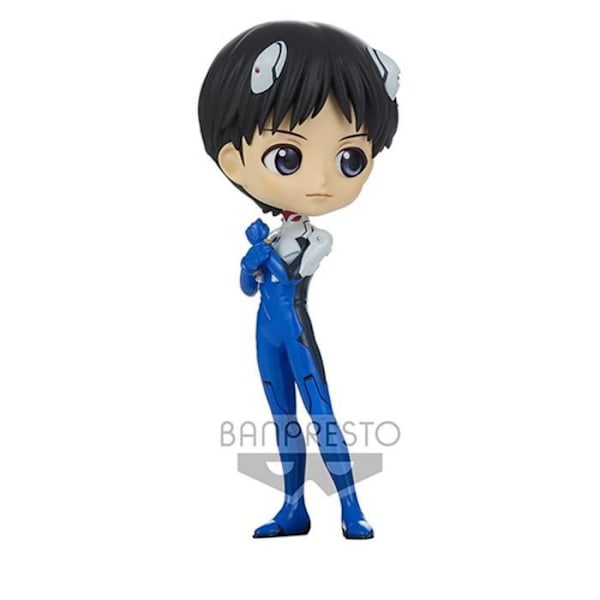 Figurine Q Posket - Evangelion - Shinki Ikari (versio a) - BANDAI VISUAL - Kirkkaat värit - 15 vuotta ja enemmän Ljusa färger